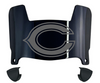Chicago Bears Mini Football Helmet Visor Shield w/ Clips - PICK VISOR & LOGO COLOR