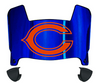 Chicago Bears Mini Football Helmet Visor Shield w/ Clips - PICK VISOR & LOGO COLOR