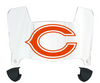 Chicago Bears Mini Football Helmet Visor Shield w/ Clips - PICK VISOR & LOGO COLOR