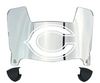 Chicago Bears Mini Football Helmet Visor Shield w/ Clips - PICK VISOR & LOGO COLOR