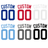 Chicago Cubs Custom Name & Number Premium DieCut Vinyl Decal PICK COLOR & SIZE