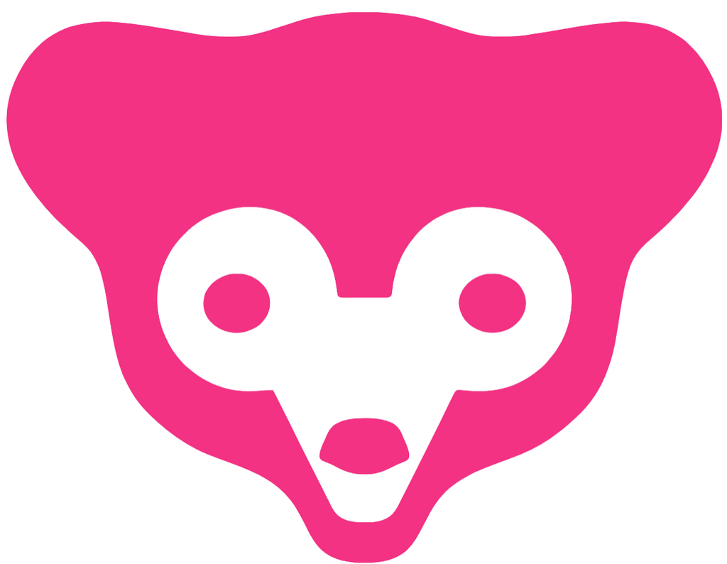 Chicago Cubs HOT PINK Retro Throwback 1960s-1970s Logo Premium DieCut Vinyl Decal PICK SIZE