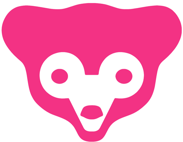 Chicago Cubs HOT PINK Retro Throwback 1960s-1970s Logo Premium DieCut Vinyl Decal PICK SIZE