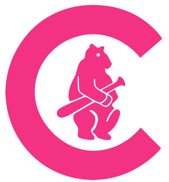 Chicago Cubs HOT PINK Retro Throwback 1900s-1910s Logo Premium DieCut Vinyl Decal PICK SIZE