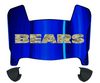Chicago Bears Limited Edition Mini Football Helmet Visor Shield w/ Clips - PICK VISOR & LOGO COLOR