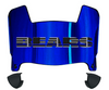 Chicago Bears Limited Edition Mini Football Helmet Visor Shield w/ Clips - PICK VISOR & LOGO COLOR