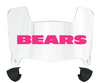 Chicago Bears Limited Edition Mini Football Helmet Visor Shield w/ Clips - PICK VISOR & LOGO COLOR