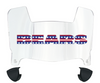 Chicago Bears Limited Edition Mini Football Helmet Visor Shield w/ Clips - PICK VISOR & LOGO COLOR
