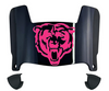 Chicago Bears Limited Edition Mini Football Helmet Visor Shield w/ Clips - PICK VISOR & LOGO COLOR