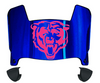 Chicago Bears Limited Edition Mini Football Helmet Visor Shield w/ Clips - PICK VISOR & LOGO COLOR
