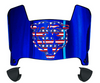 Chicago Bears Limited Edition Mini Football Helmet Visor Shield w/ Clips - PICK VISOR & LOGO COLOR