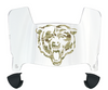 Chicago Bears Limited Edition Mini Football Helmet Visor Shield w/ Clips - PICK VISOR & LOGO COLOR