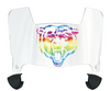 Chicago Bears Limited Edition Mini Football Helmet Visor Shield w/ Clips - PICK VISOR & LOGO COLOR