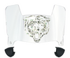 Chicago Bears Limited Edition Mini Football Helmet Visor Shield w/ Clips - PICK VISOR & LOGO COLOR
