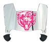 Chicago Bears Limited Edition Mini Football Helmet Visor Shield w/ Clips - PICK VISOR & LOGO COLOR