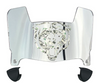 Chicago Bears Limited Edition Mini Football Helmet Visor Shield w/ Clips - PICK VISOR & LOGO COLOR