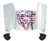 Chicago Bears Limited Edition Mini Football Helmet Visor Shield w/ Clips - PICK VISOR & LOGO COLOR