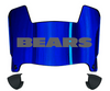Chicago Bears Mini Football Helmet Visor Shield w/ Clips - PICK VISOR & LOGO COLOR