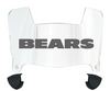 Chicago Bears Mini Football Helmet Visor Shield w/ Clips - PICK VISOR & LOGO COLOR
