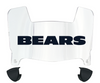 Chicago Bears Mini Football Helmet Visor Shield w/ Clips - PICK VISOR & LOGO COLOR