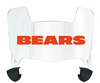 Chicago Bears Mini Football Helmet Visor Shield w/ Clips - PICK VISOR & LOGO COLOR