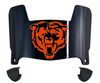 Chicago Bears Mini Football Helmet Visor Shield w/ Clips - PICK VISOR & LOGO COLOR