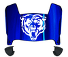 Chicago Bears Mini Football Helmet Visor Shield w/ Clips - PICK VISOR & LOGO COLOR