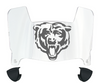 Chicago Bears Mini Football Helmet Visor Shield w/ Clips - PICK VISOR & LOGO COLOR