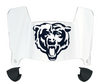 Chicago Bears Mini Football Helmet Visor Shield w/ Clips - PICK VISOR & LOGO COLOR