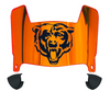 Chicago Bears Mini Football Helmet Visor Shield w/ Clips - PICK VISOR & LOGO COLOR