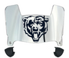 Chicago Bears Mini Football Helmet Visor Shield w/ Clips - PICK VISOR & LOGO COLOR