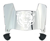 Chicago Bears Mini Football Helmet Visor Shield w/ Clips - PICK VISOR & LOGO COLOR