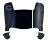 Chicago Bears Mini Football Helmet Visor Shield w/ Clips - PICK VISOR & LOGO COLOR