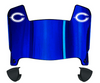 Chicago Bears Mini Football Helmet Visor Shield w/ Clips - PICK VISOR & LOGO COLOR