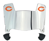 Chicago Bears Mini Football Helmet Visor Shield w/ Clips - PICK VISOR & LOGO COLOR