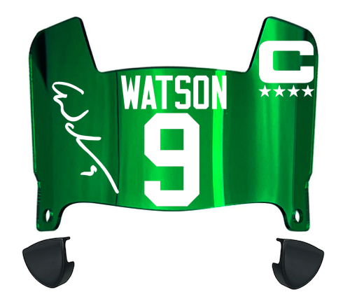 Christian Watson Green Bay Packers Mini Football Helmet Visor w/ Clips - PICK COLOR