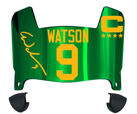 Christian Watson Green Bay Packers Mini Football Helmet Visor w/ Clips - PICK COLOR