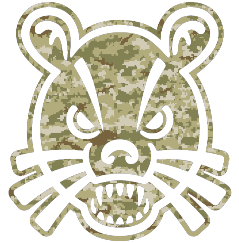 Cincinnati Bearcats Alternate Logo Salute to Service Camouflage Camo Vinyl Decal PICK SIZE