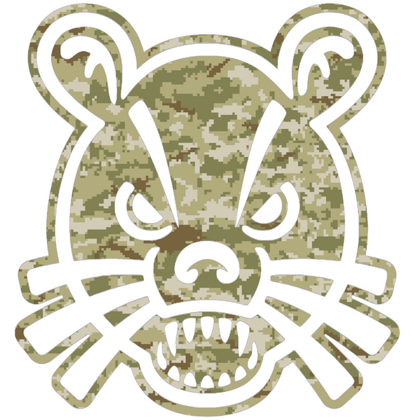 Cincinnati Bearcats Alternate Logo Salute to Service Camouflage Camo Vinyl Decal PICK SIZE