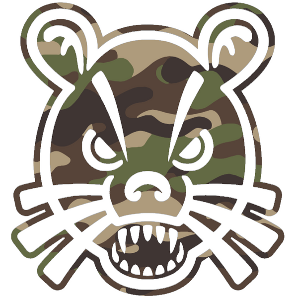 Cincinnati Bearcats Woodland Camo Camouflage Alternate Logo Premium DieCut Vinyl Decal PICK SIZE