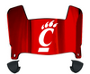 Cincinnati Bearcats Mini Football Helmet Visor Shield w/ Clips - PICK VISOR & LOGO COLOR