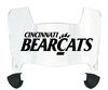 Cincinnati Bearcats Mini Football Helmet Visor Shield w/ Clips - PICK VISOR & LOGO COLOR