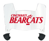 Cincinnati Bearcats Mini Football Helmet Visor Shield w/ Clips - PICK VISOR & LOGO COLOR