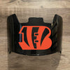 Cincinnati Bengals Full Size Football Helmet Visor Shield Black Dark Tint w/ Clips - PICK LOGO COLOR