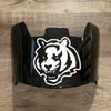 Cincinnati Bengals Full Size Football Helmet Visor Shield Black Dark Tint w/ Clips - PICK LOGO COLOR