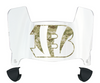 Cincinnati Bengals Limited Edition Mini Football Helmet Visor Shield w/ Clips - PICK VISOR & LOGO COLOR