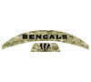 Cincinnati Bengals MIDI Mid Size SpeedFlex Football Helmet Front & Back Bumper Decal Set - Pick Color
