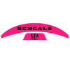 Cincinnati Bengals MIDI Mid Size SpeedFlex Football Helmet Front & Back Bumper Decal Set - Pick Color