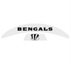 Cincinnati Bengals MIDI Mid Size SpeedFlex Football Helmet Front & Back Bumper Decal Set - Pick Color