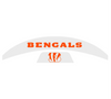 Cincinnati Bengals MIDI Mid Size SpeedFlex Football Helmet Front & Back Bumper Decal Set - Pick Color